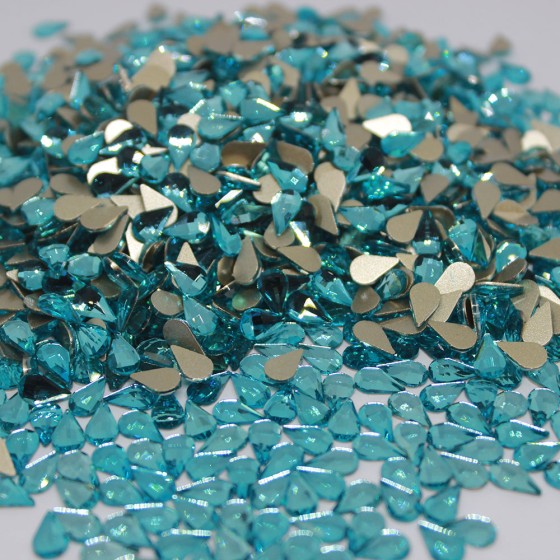 High Quality K9 Glass Rhinestone Crystal Loose Flatback Non-Hotfix Zircon Glue on for Nails and Phones Bulk Shaped Crystal Shards